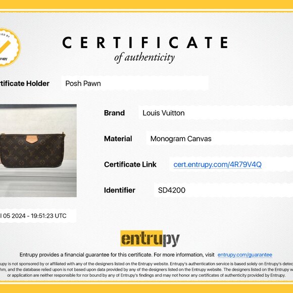 Authentic Louis Vuitton Multi Pochette Accessoires Crossbody Bag - Picture 9 of 9